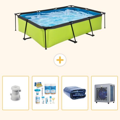 Exit-toys Piscine Exit Rectangulaire - 300x200x65 cm - 5-pièces S302 (1/5)