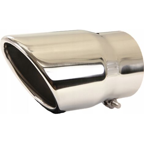 Embout de pot d'échappement chromé inox pour Audi Q7 (1 pièce)
