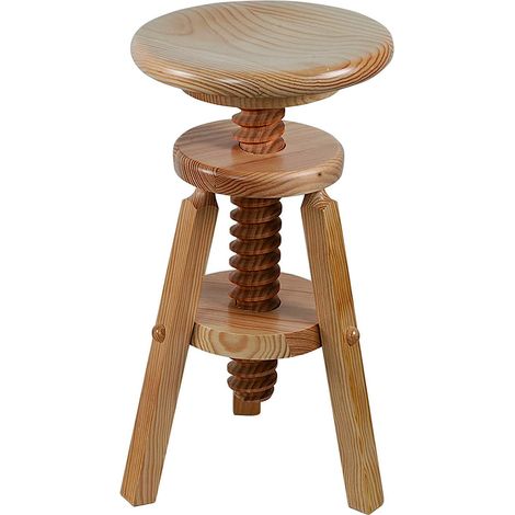 Aranaz Sgabello, Legno di Pino, 29 x 64 cm (1/5)