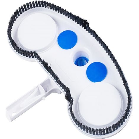 Tête d'aspirateur de piscine de 13,5 pouces pour piscines enterrées, hors sol et en vinyle brosse de nettoyage pour spa avec base lestée et brosses. (1/3)