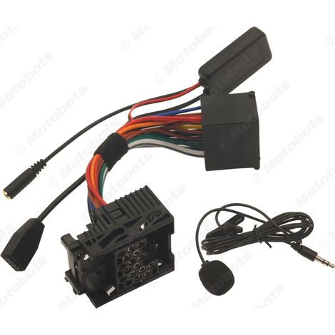 Compatible with 2002-2006 BMW E46 original car AUX wireless Bluetooth music with MIC car Bluetooth AUX adapter cable (1/4)