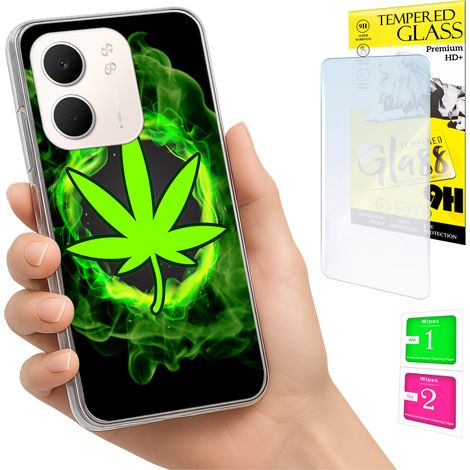 Funda para Oppo A5X Photo, tapa trasera + cristal 9H (1/5)