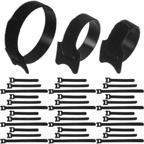 Schwarze Kabelclips aus Nylon, praktischer und schneller Organizer, 150er-Packung, Katzenkopf-Design für die Haushaltsorganisation (1/5)