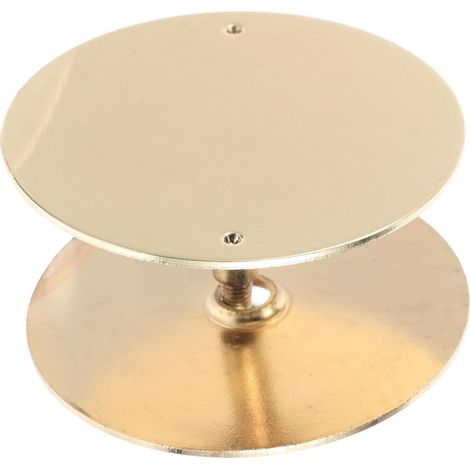 de recouvrement de trou de porte plaquée or de 6 7 cm 2 5 8 (1/5)