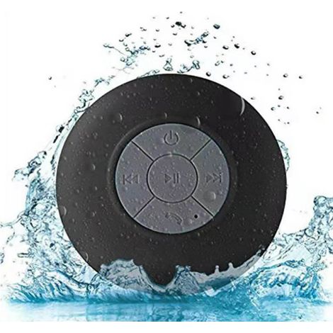 (Noir) Mini enceinte Bluetooth portable, sans fil et étanche (1/5)