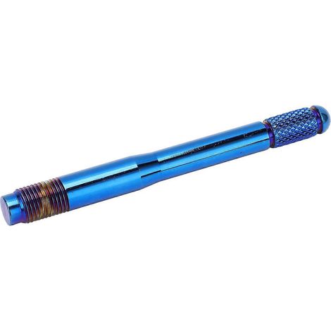 Goupille de positionnement de roue universelle bleue en acier inoxydable, goupille de centrage de pneu, goupille de guidage de goujon de jante pour voiture M14x1,25 (1/5)