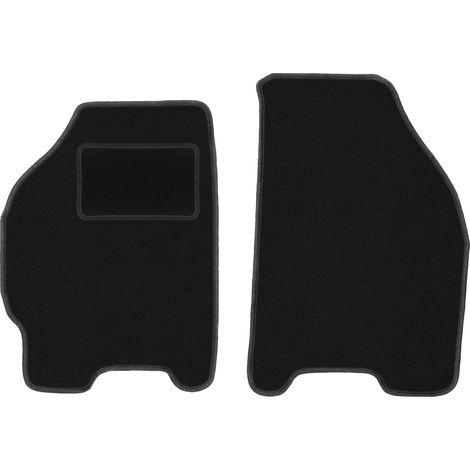 Alfombrillas delanteras negras para Fiat Punto II hatchback (1999-2010)