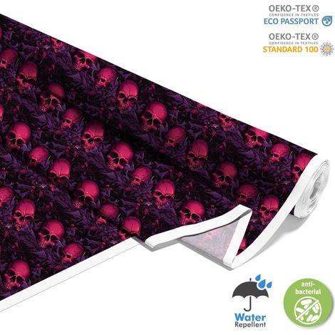 TESSUTI DECORATIVI PER ESTERNI OXFORD - Motivo Teschio I DX4762 (1/5)