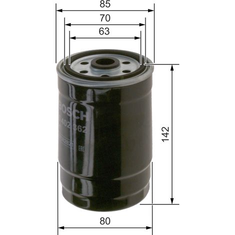 Kraftstofffilter F026402362 Bosch (1/5)