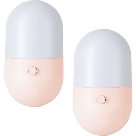 Veilleuse LED - Capteur Crépusculaire Automatique - 2 Niveaux de Luminosité 30 lm / 60 lm - Pour Chambre Couloir Toilettes Escaliers - 1 Pièce (1/5)