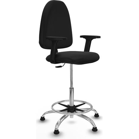 Piqueras y Crespo B2D05RT Silla de Oficina Negra Cómoda (1/3)