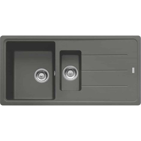 Évier Basis Fragranit BFG 651 - stone - manuel - 970 x 500 x 200/100 mm (sous-meuble 60 cm) - Franke