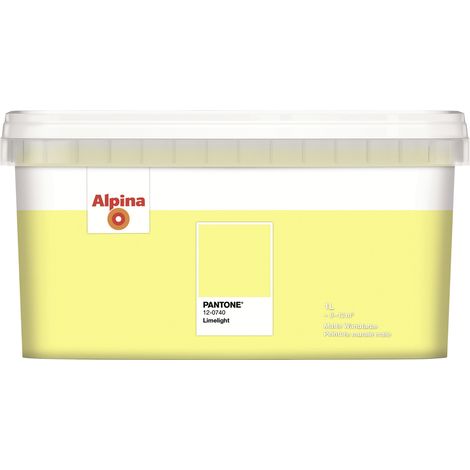 Alpina Wandfarbe Pantone matt limelight 1 L Innen