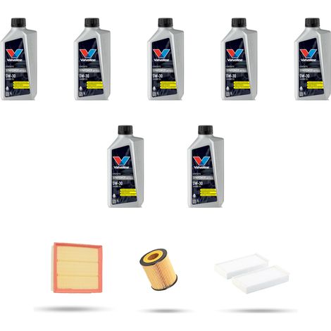 Kit tagliando 3 FILTRI e 7L OLIO compatibile con Bmw x3 (F25) 35ix 225kw dal 2010 al 2017 (1/5)