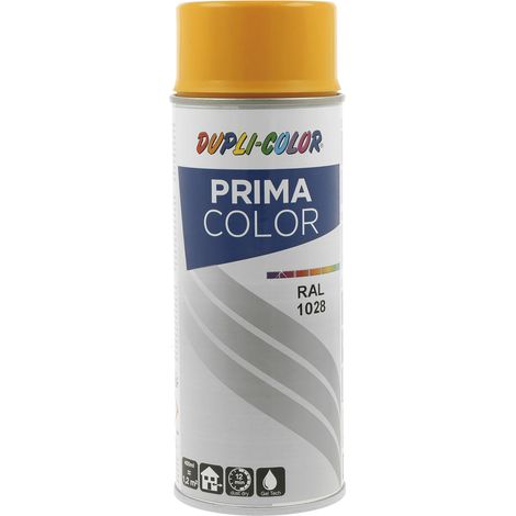 Dupli Color Prima Lackspray, Sprühlack 400ml, melonengelb glänzend RAL 1028