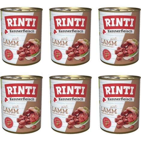 Rinti Kennerfleisch cordero lata 6 x 800g (1/3)