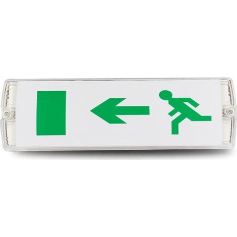 Eclairages de Sécurité à Led, Classe de Protection : IP20, Panneau d'indication de Sortie / de Secours, Lumineux (1/4)