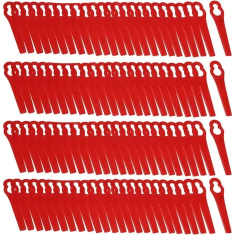 Lot de 100 Lames en Plastique de Rechange pour Coupe Bordure Florabest LIDL FRTA 20 A1,FAT 18B3, FRT18A