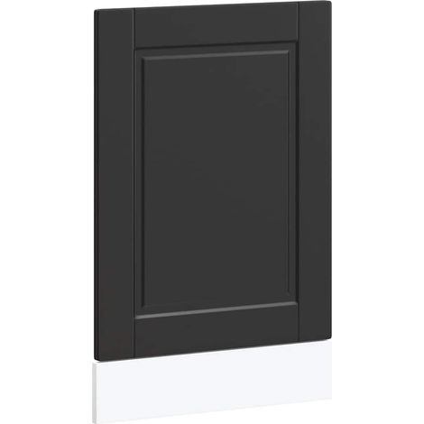 Maison Exclusive - Pannello Lavastoviglie Porto Nero 45x1,5x57 cm in Truciolato