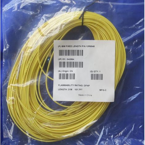 IBM 12R9548 - 31 meters LC LC Duplex SM 50/125 Fiber Optic Cable