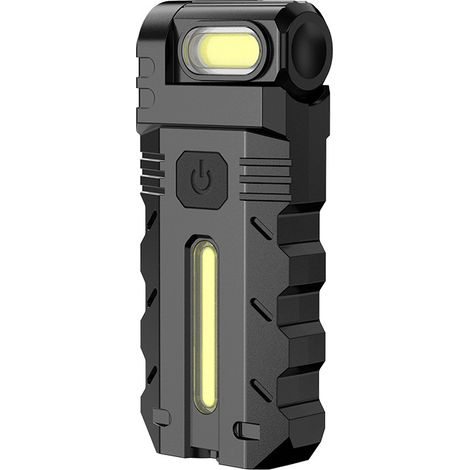 Lampe Torche Magnétique Rechargeable - Petite Lampe de Travail - LED Étanche Magnétique Lumineuse Mini (1/5)