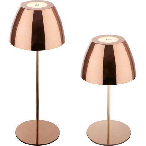 LED Tischlampe Akku LED Tischleuchte Wohnzimmer Dimmbar Kabellos Touch IP44