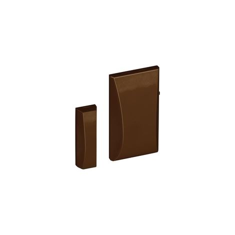 Micro contact magnétique radio pour alarme intrusion MyHOMEUp - marron)