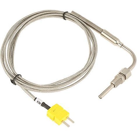 Thermoelement-Sonde Typ K, freiliegende Spitze, 5-mm-Anschluss, 1/8-NPT-Gewinde, für Temperaturregler (1/5)