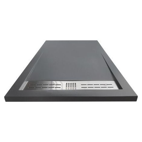 Receveur de Douche Résine de Synthèse kori gris anthracite 90x160 - Elmer
