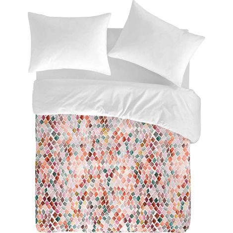 Housse de Couette en Coton 144 Fils Nordique Doux Confortable Respirant - Elie Lit 90 (140 x 200 cm) (1/3)