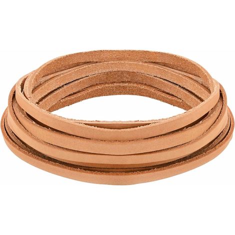 Sangle en Cuir Marron Clair 1000 x 0,6 cm Cuir vidaXL