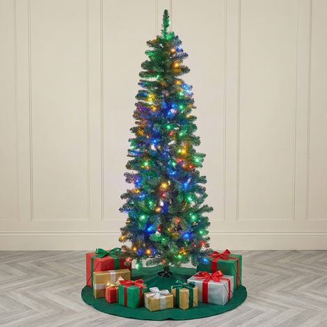 5ft King Pine Slim Pre-Lit Christmas Tree (1/2)