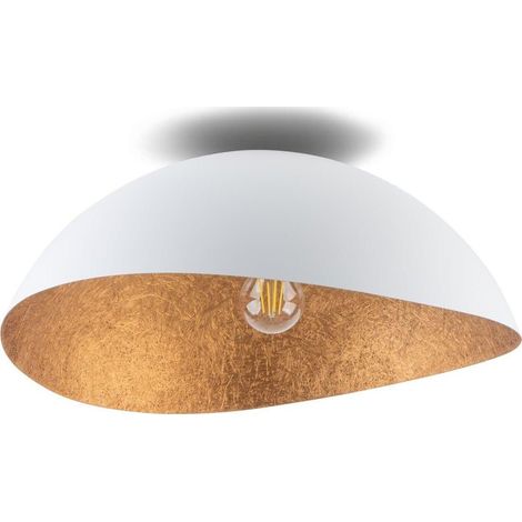 Plafoniera Solaris bianco rame Ø33cm E27 Sigma 15W (1/2)