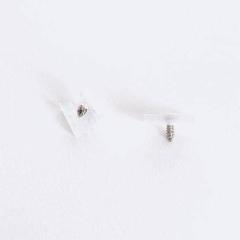 Grapas Fijación Tira LED de 10mm (20 ud) Blanco