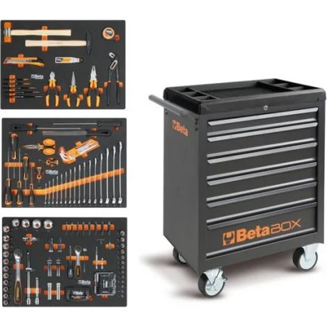 Beta BW C04BOX-A VU Cassettiera mobile con assortimento di 196 utensili
