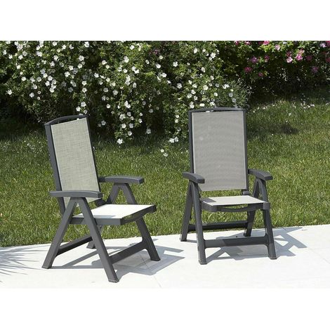 Poltrona da esterno Esmeralda Lux Sedia Giardino Pieghevole Pieghevole Scab 2067 (1/2)