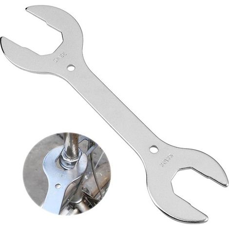4-in-1 Fahrradschlüssel, Stahlschlüssel 30/32/36/40 mm – flacher Maulschlüssel für Fahrradgabeln, Rennräder und Citybikes (1/5)