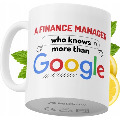 Lustige Kaffeetasse mit witzigem Textdesign für Finanzmanager – ideal für Geburtstage, Namenstage und Feiertage. Hochwertige Tasse für besondere Anlässe im Homeoffice oder Büro. Farbe: Weiß, 330 ml.
