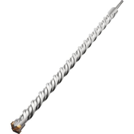 Drill Bit 40 x 600 mm with 4 Cemented Carbide Cutting Edges Concrete Hammer Drill Bit for Drilling in Stone, Concrete, Natural Stone, Brick Masonry (1/5)