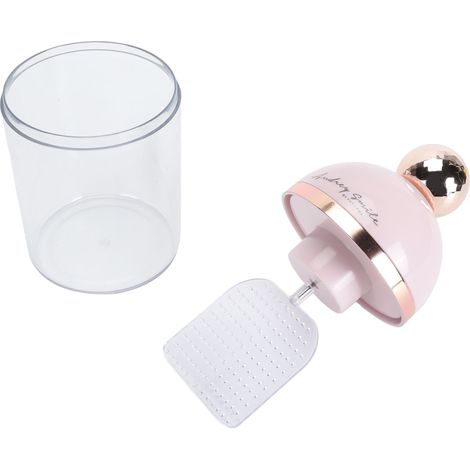 Dispenser elettrico di schiuma detergente per viso e corpo, dispenser portatile di schiuma per crema detergente e gel doccia, erogatore elettrico di schiuma e tazza schiumogena – rosa