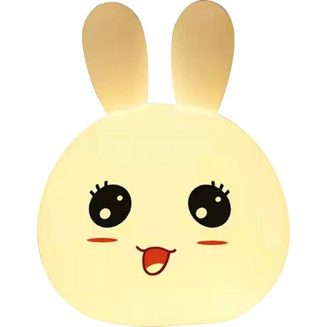 Veilleuse LED portable pour enfants, lampe en silicone multicolore pour chambre à coucher (1/5)