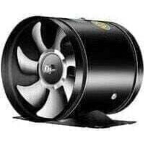 Ikodm – Tuyau ventilateur d'extraction 20W – Ventilateur à flux axial pour salle de bains et toilettes – Faible bruit – Tube en métal (1/4)