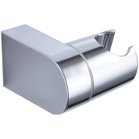 Receveur de douche mural, receveur de douche fixe en plastique ABS galvanisé, support mobile réglable pour douchette (1/5)