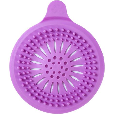 Couvercle de siphon de sol en silicone anti-obstruction pour lavabo, filtre anti-cheveux pour siphon de salle de bain, filtre d'égout (1/5)