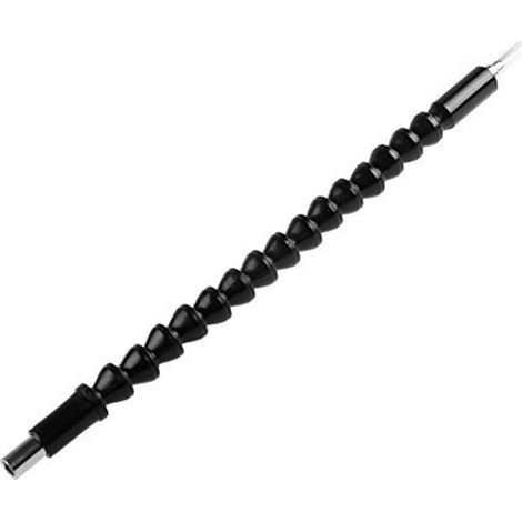 Tournevis d'extension Flexible 1/4, support de foret d'extension de 11.6 pouces avec magnétique noir (1/5)