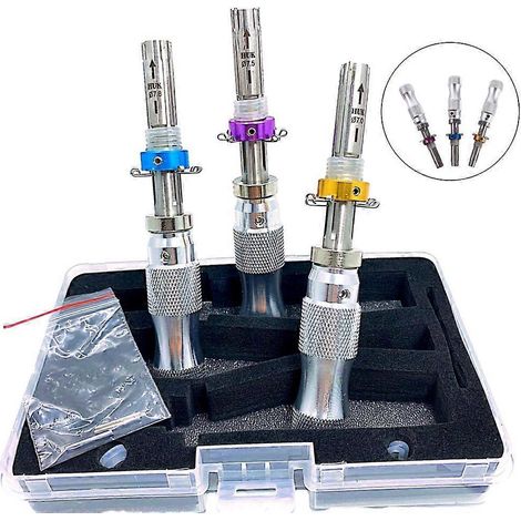 3-teiliger Rohrschlüssel 7 mm 7,5 mm 7,8 mm, Edelstahl-Schraubendreher-Set für präzise Reparaturen, robustes und langlebiges Werkzeug.