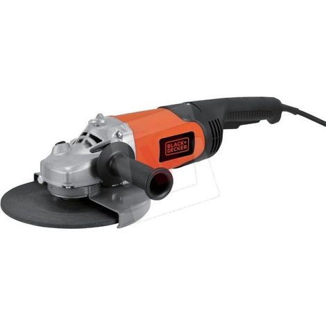 BLACK+DECKER BDGL2223 Smerigliatrice Angolare 2200W Disco 230mm Scocca Alluminio
