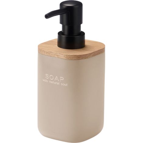 Dispenser di sapone color beige Liso (1/5)