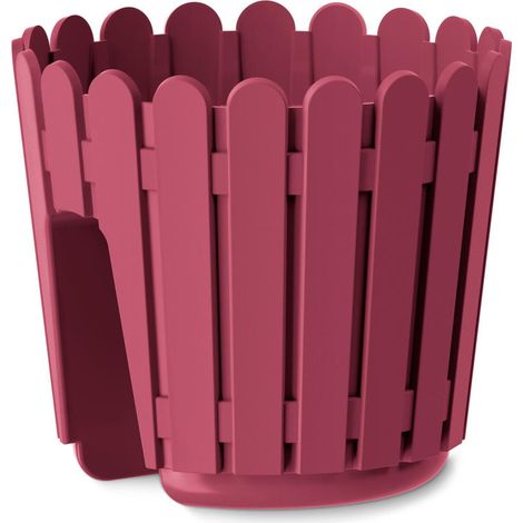 Poétic LANDHAUS Geländertopf Rotviolett 30 cm - Kunststoff (1/3)