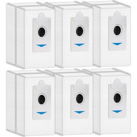 (6 Pièces) T30S PRO Sacs à Poussière De Rechange Pour Aspirateurs ECOVACS DEEBOT T30S PRO/ T30S/ X5 Omni/ X5 Pro Omni/ X2/ X2 Omni, Avec Filtre à Charbon Actif, Sacs Jetables (Non pour T30S COMBO) (1/5)